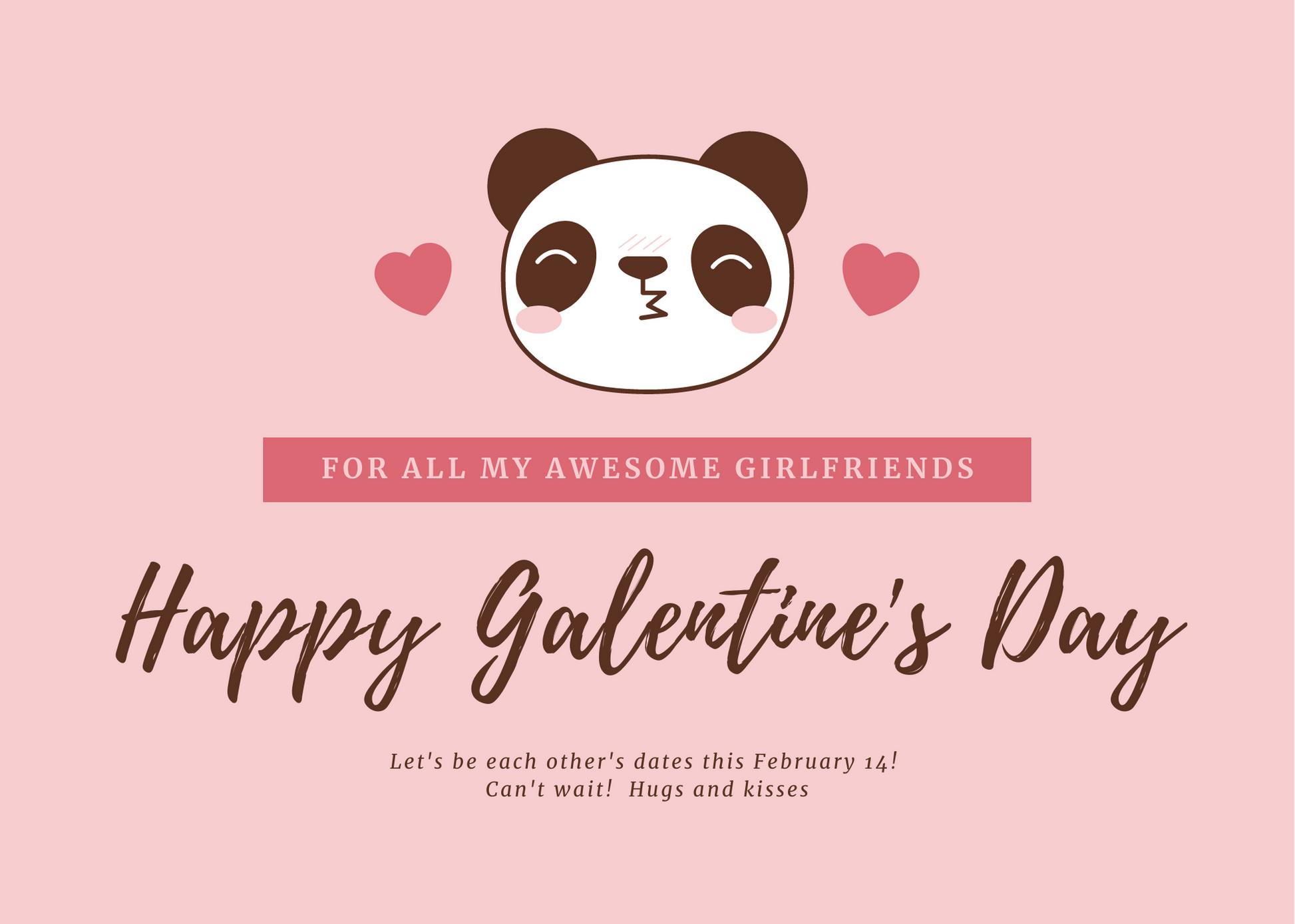 ecard  -HAPPY GALENTINE'S DAY
