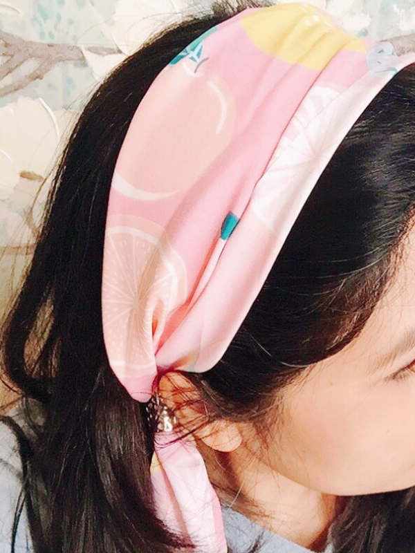 tropical scarf  headband