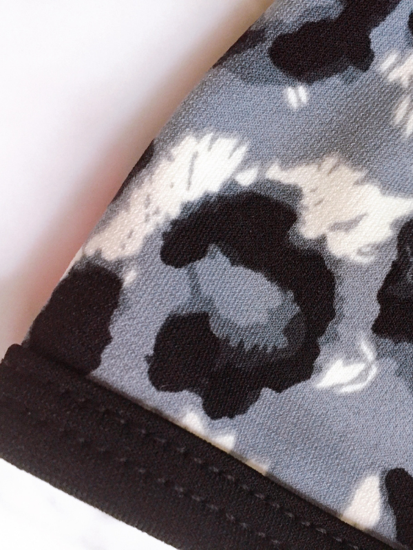 washable mask leopard print