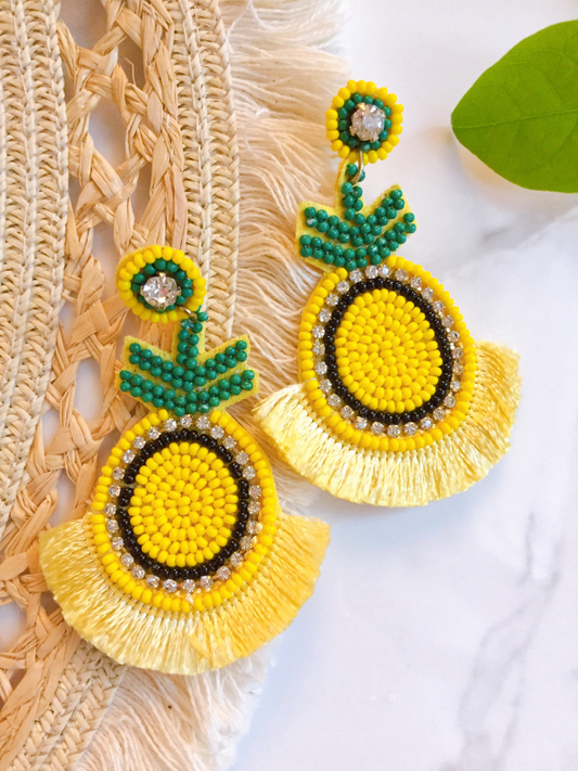 MEET MY PINEAPPLE PIN EARRING