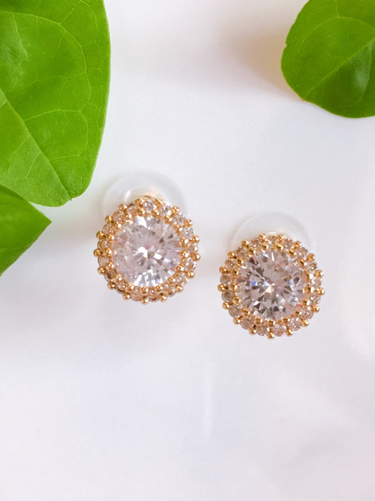 SUNFLOWER STUD EARRINGS (GOLD & SILVER OPTION)