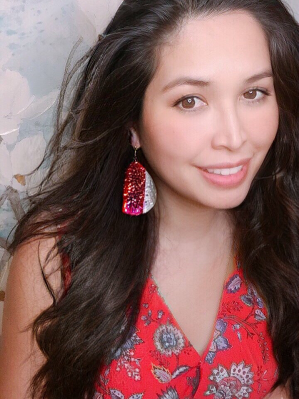 usa glitter earrings women earring earring