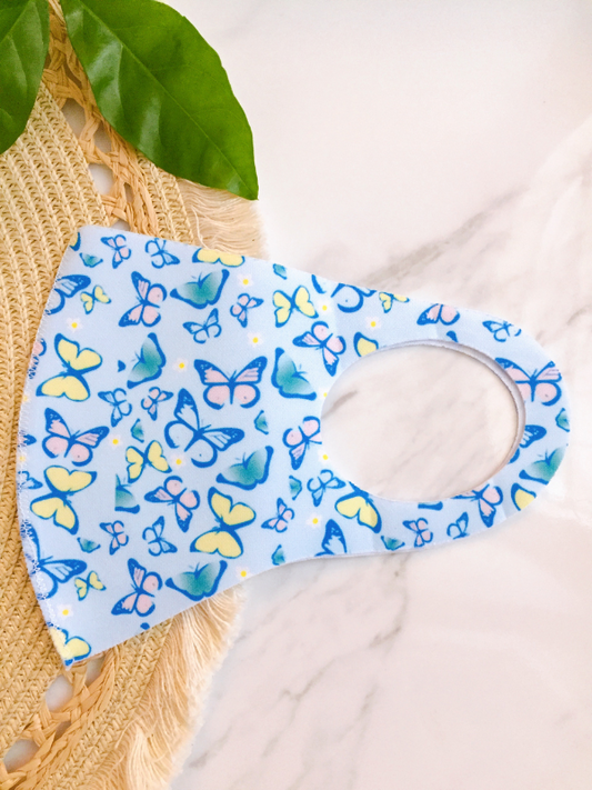 MASK - REUSABLE & WASHABLE - BUTTERFLY