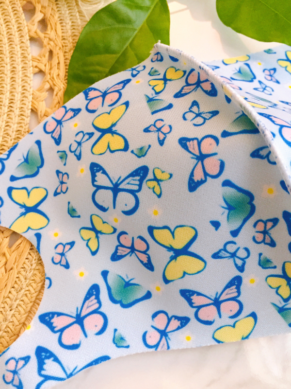 MASK - REUSABLE & WASHABLE - BUTTERFLY