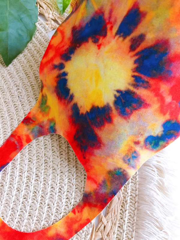 MASK - REUSABLE & WASHABLE - FALL WATERCOLOR