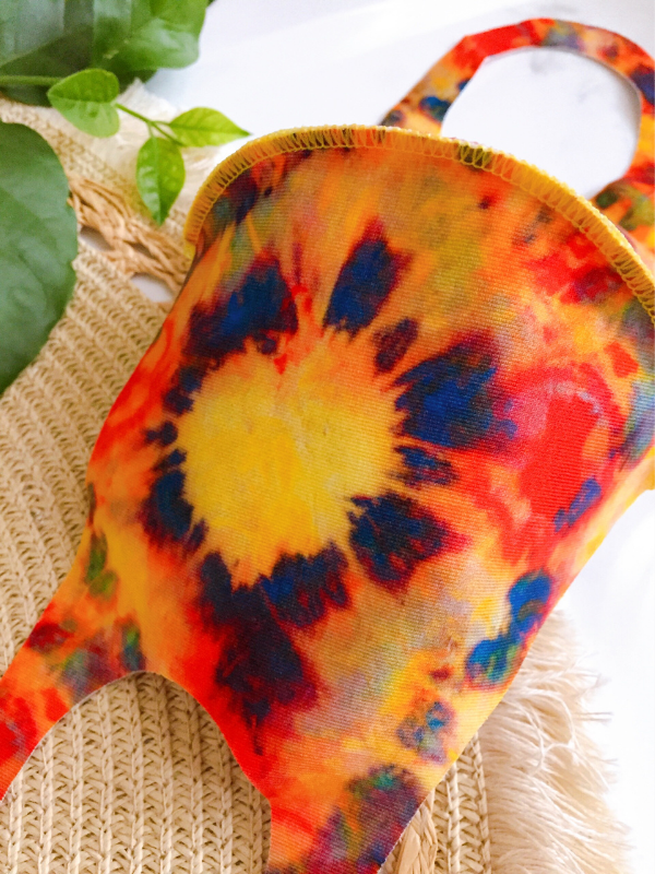 MASK - REUSABLE & WASHABLE - FALL WATERCOLOR