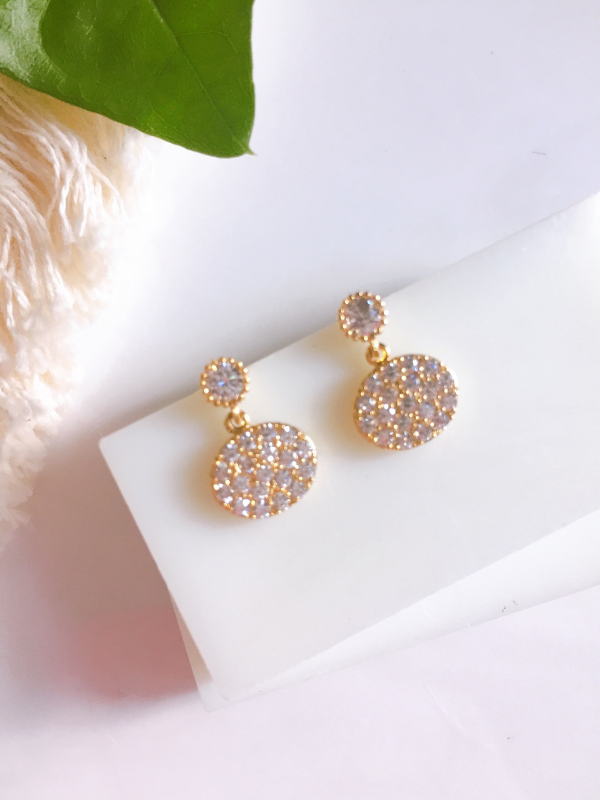 gold PUMPKIN SPICE EARRING