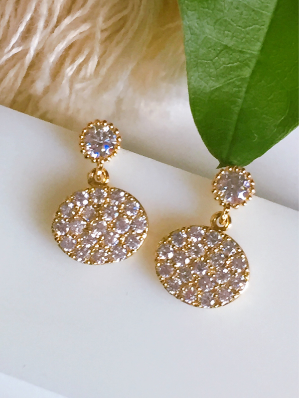 gold PUMPKIN SPICE EARRING