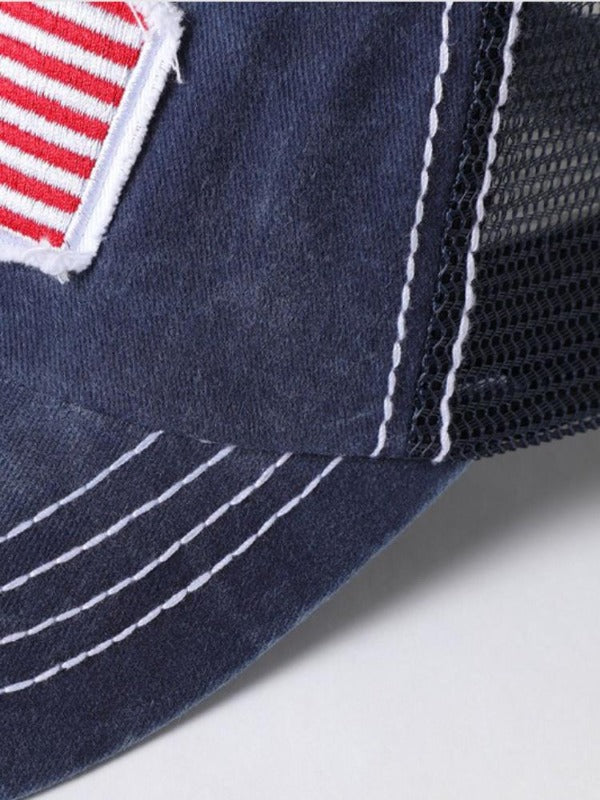 AMERICAN FLAG CAP blue