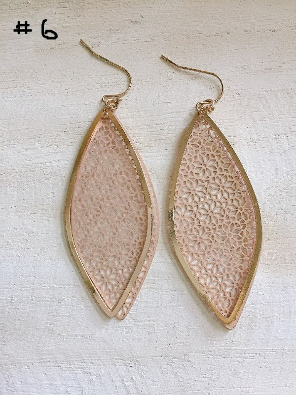 These lightweight earrings boho