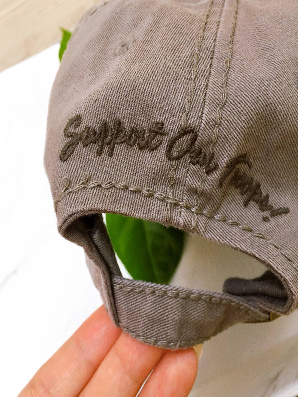 women wearing at beach SUPPORT OUR TROOP BASEBALL CAP