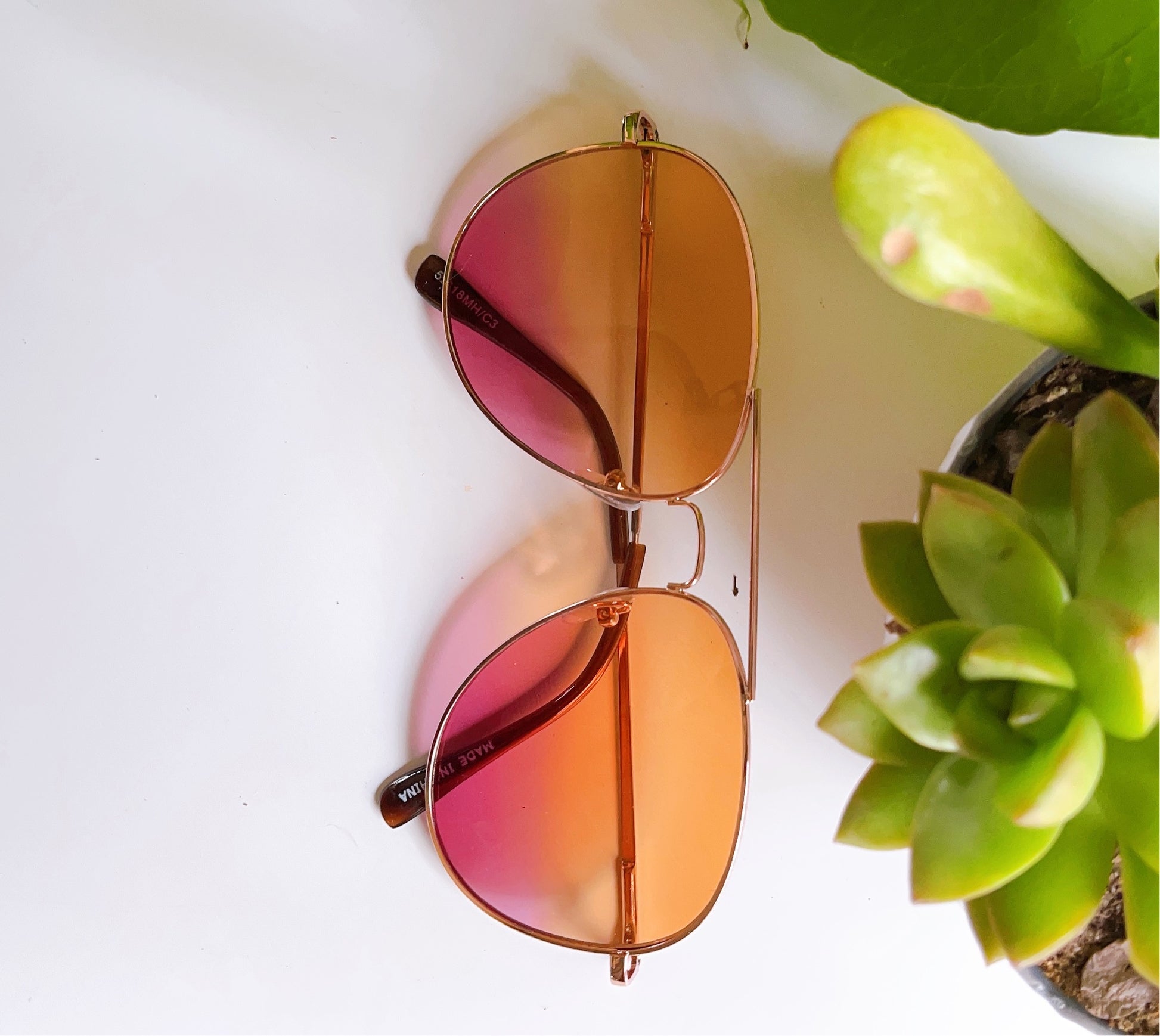 AVIATOR SUNSET SUNGLASSES