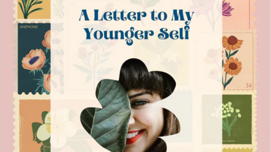 letter to younger self stamp