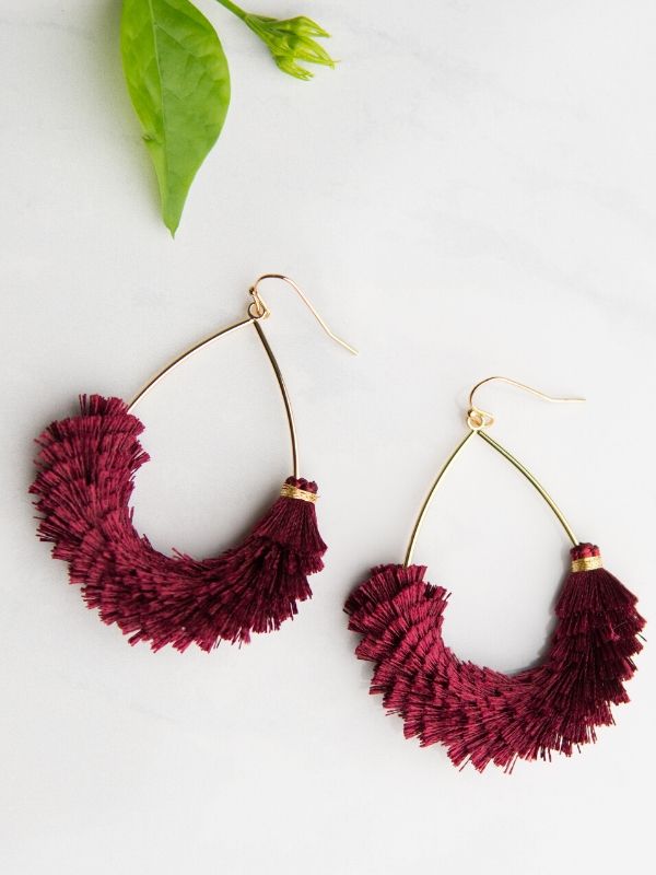 Handmade Tassel Earrings – Lovezazenboutique