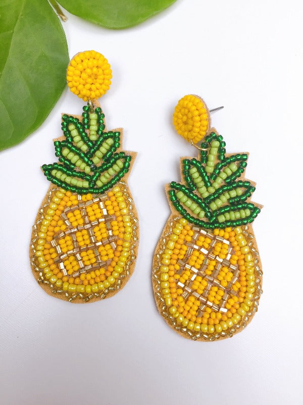 pineapple earrings